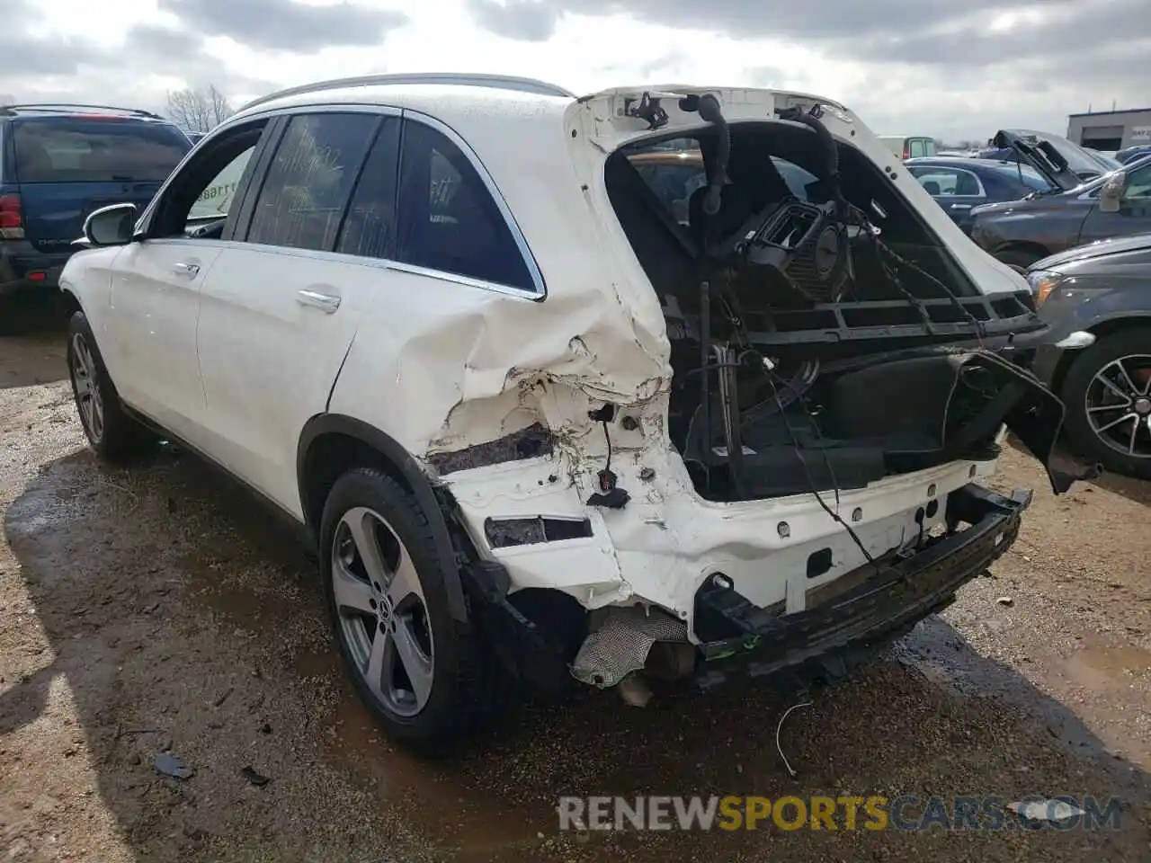 3 Photograph of a damaged car W1N0G8EB9MV290180 MERCEDES-BENZ GLC-CLASS 2021