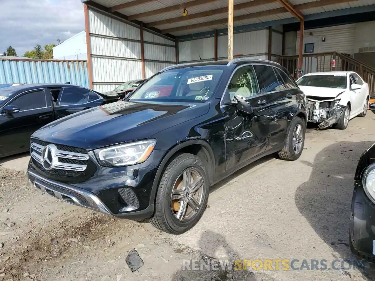 2 Photograph of a damaged car W1N0G8EB9MV291684 MERCEDES-BENZ GLC-CLASS 2021