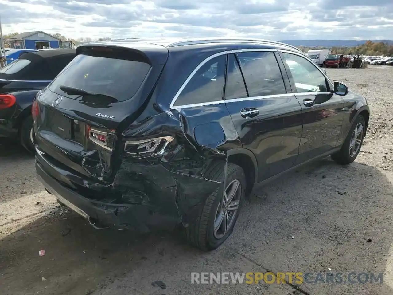 4 Photograph of a damaged car W1N0G8EB9MV291684 MERCEDES-BENZ GLC-CLASS 2021