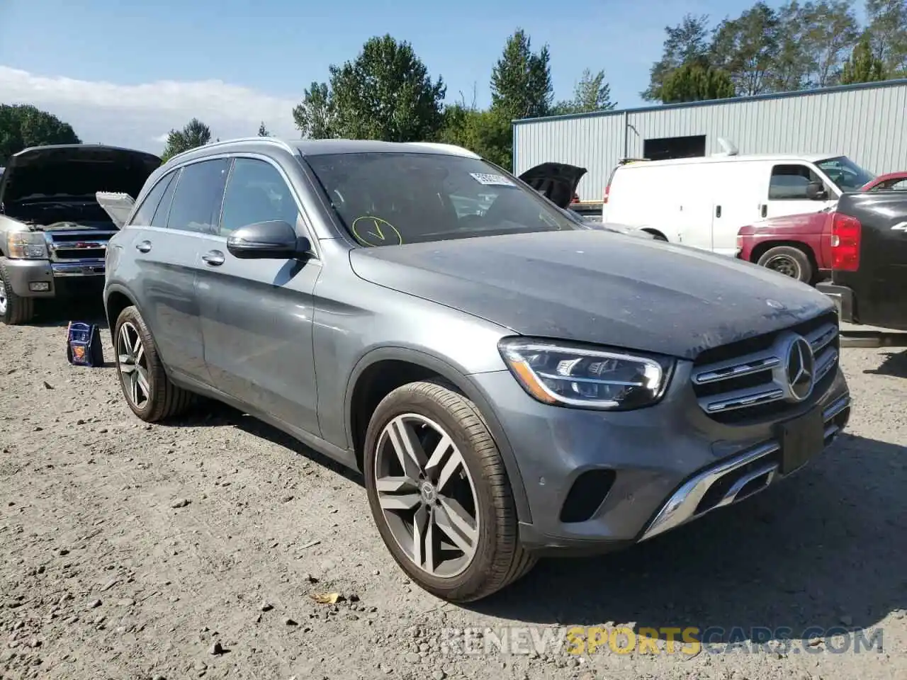 1 Фотография поврежденного автомобиля W1N0G8EB9MV301694 MERCEDES-BENZ GLC-CLASS 2021