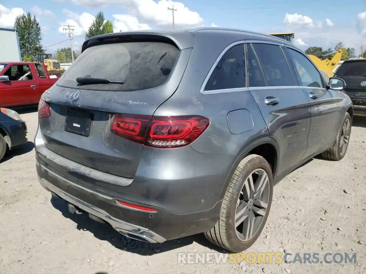 4 Фотография поврежденного автомобиля W1N0G8EB9MV301694 MERCEDES-BENZ GLC-CLASS 2021