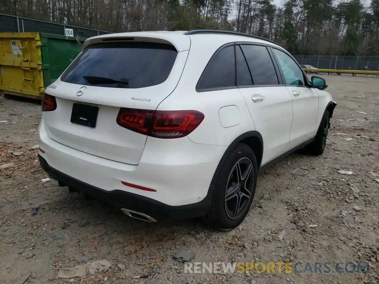 4 Photograph of a damaged car W1N0G8EBXMF871424 MERCEDES-BENZ GLC-CLASS 2021