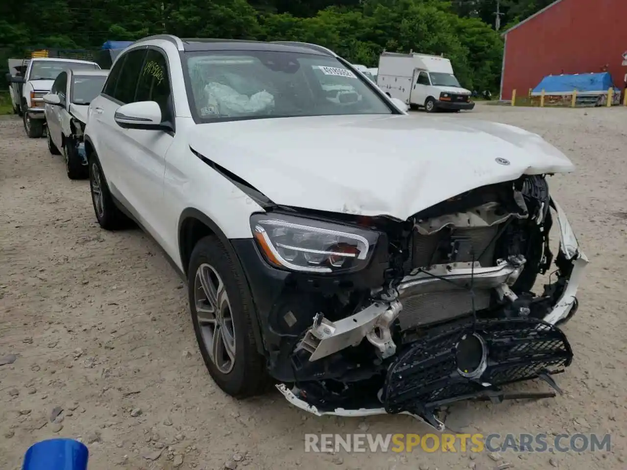 1 Photograph of a damaged car W1N0G8EBXMF878941 MERCEDES-BENZ GLC-CLASS 2021