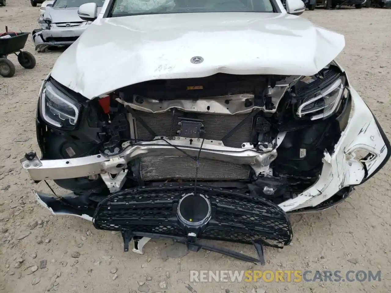 9 Photograph of a damaged car W1N0G8EBXMF878941 MERCEDES-BENZ GLC-CLASS 2021