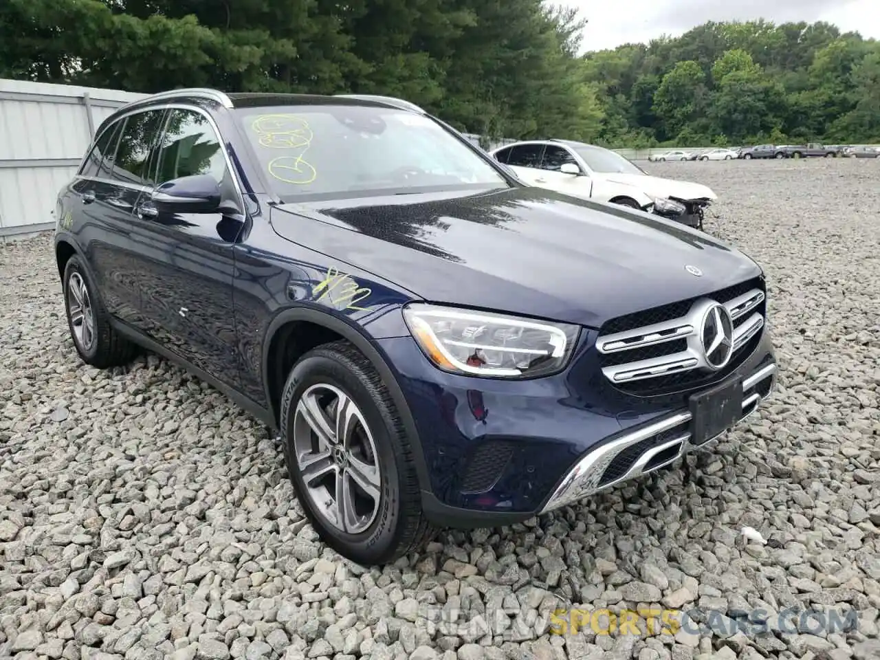 1 Photograph of a damaged car W1N0G8EBXMF887431 MERCEDES-BENZ GLC-CLASS 2021