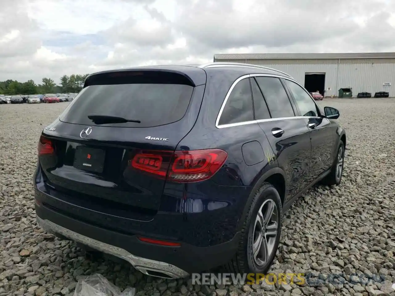 4 Photograph of a damaged car W1N0G8EBXMF887431 MERCEDES-BENZ GLC-CLASS 2021