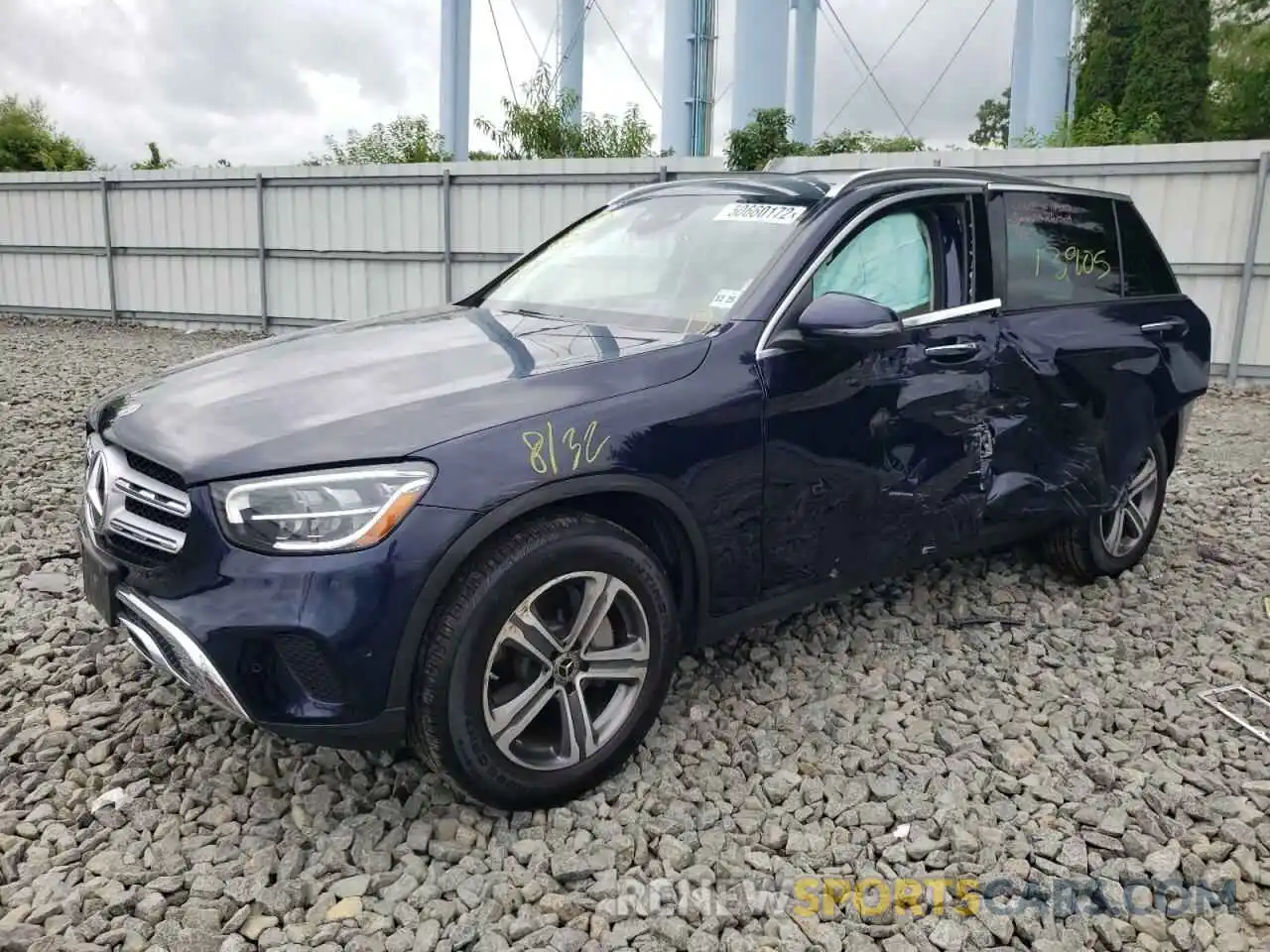 9 Фотография поврежденного автомобиля W1N0G8EBXMF887431 MERCEDES-BENZ GLC-CLASS 2021