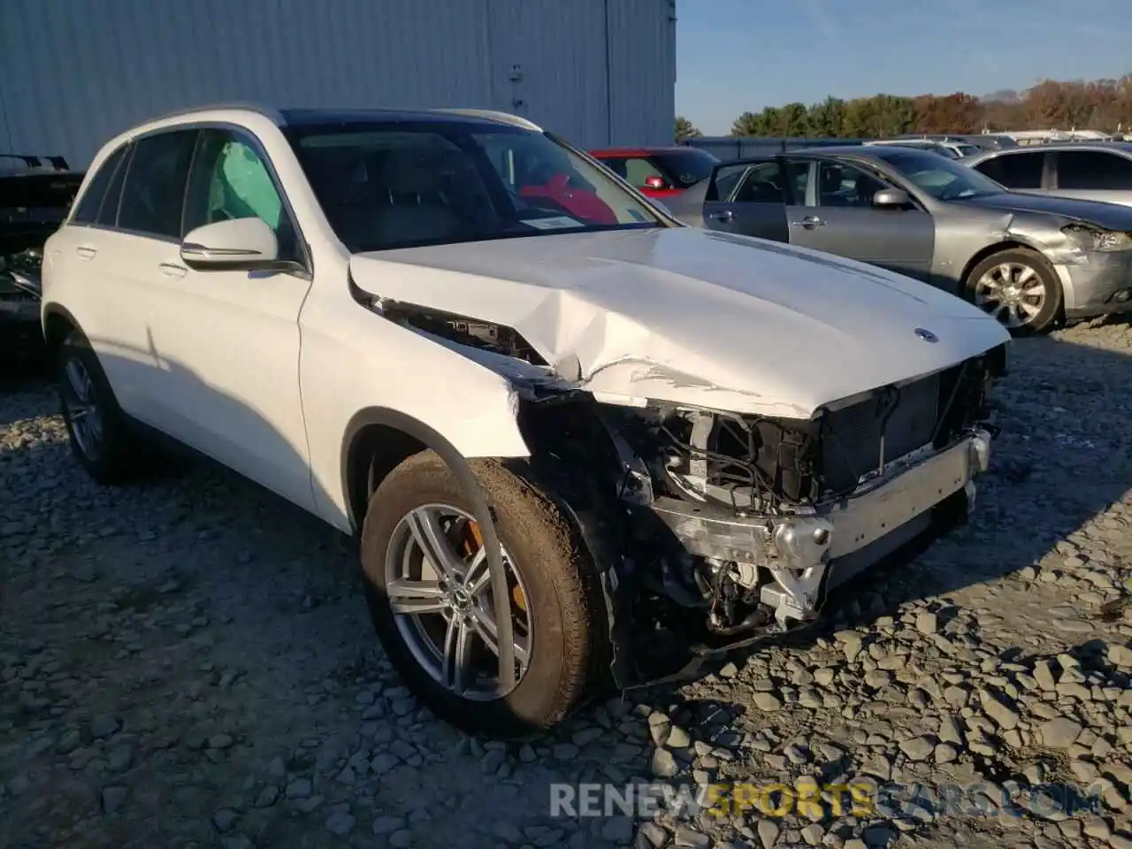 1 Photograph of a damaged car W1N0G8EBXMF902123 MERCEDES-BENZ GLC-CLASS 2021