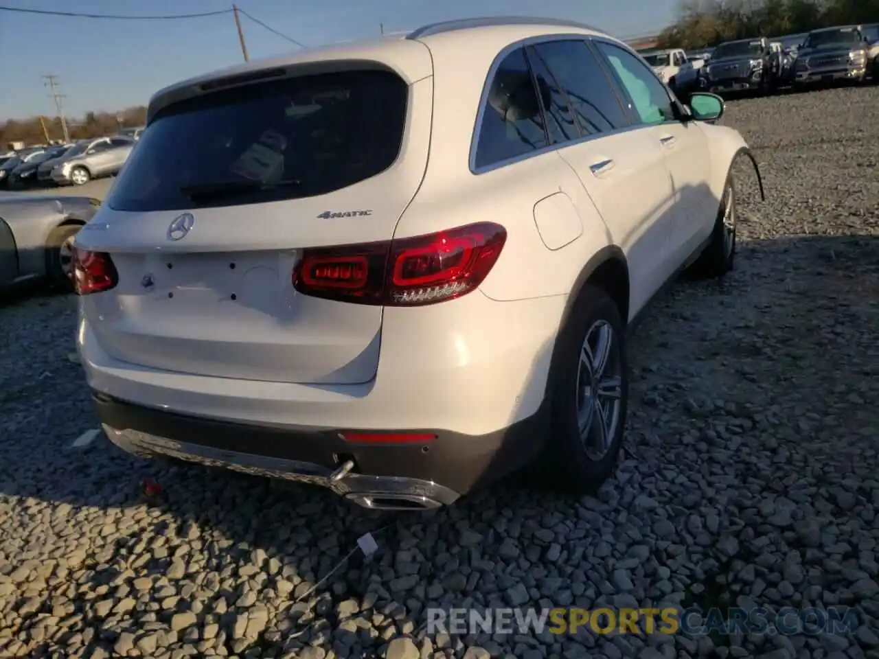 4 Photograph of a damaged car W1N0G8EBXMF902123 MERCEDES-BENZ GLC-CLASS 2021