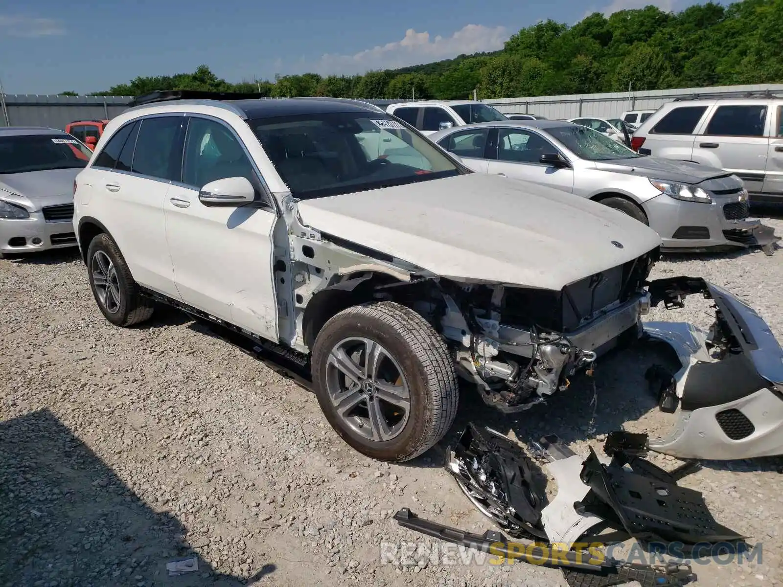 1 Photograph of a damaged car W1N0G8EBXMF920234 MERCEDES-BENZ GLC-CLASS 2021