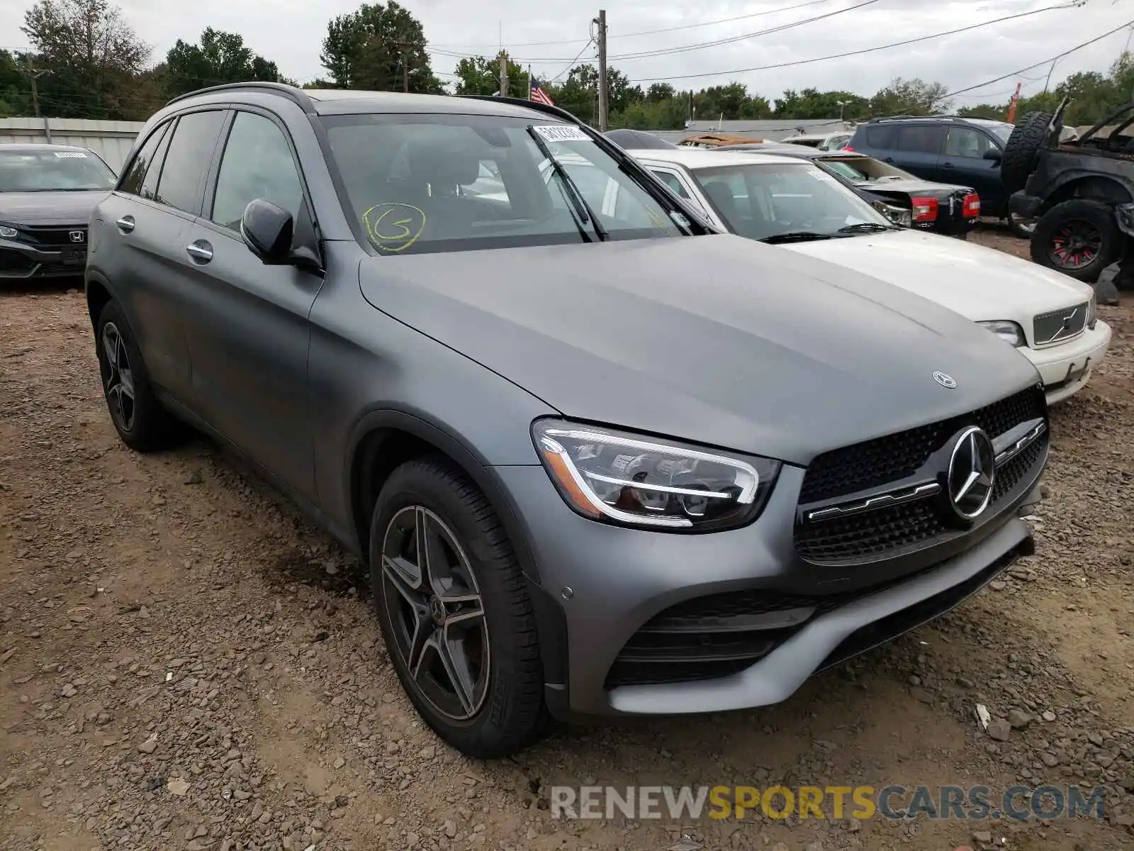 1 Photograph of a damaged car W1N0G8EBXMF969823 MERCEDES-BENZ GLC-CLASS 2021