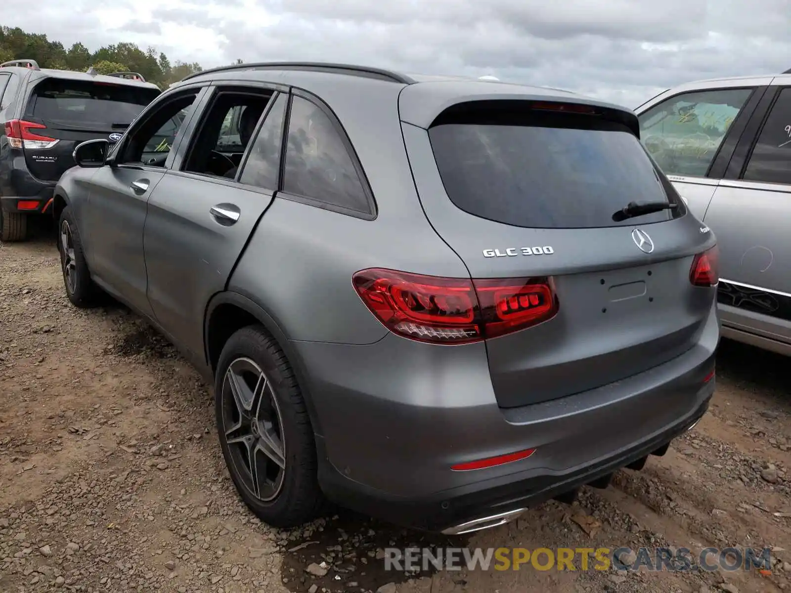 3 Photograph of a damaged car W1N0G8EBXMF969823 MERCEDES-BENZ GLC-CLASS 2021