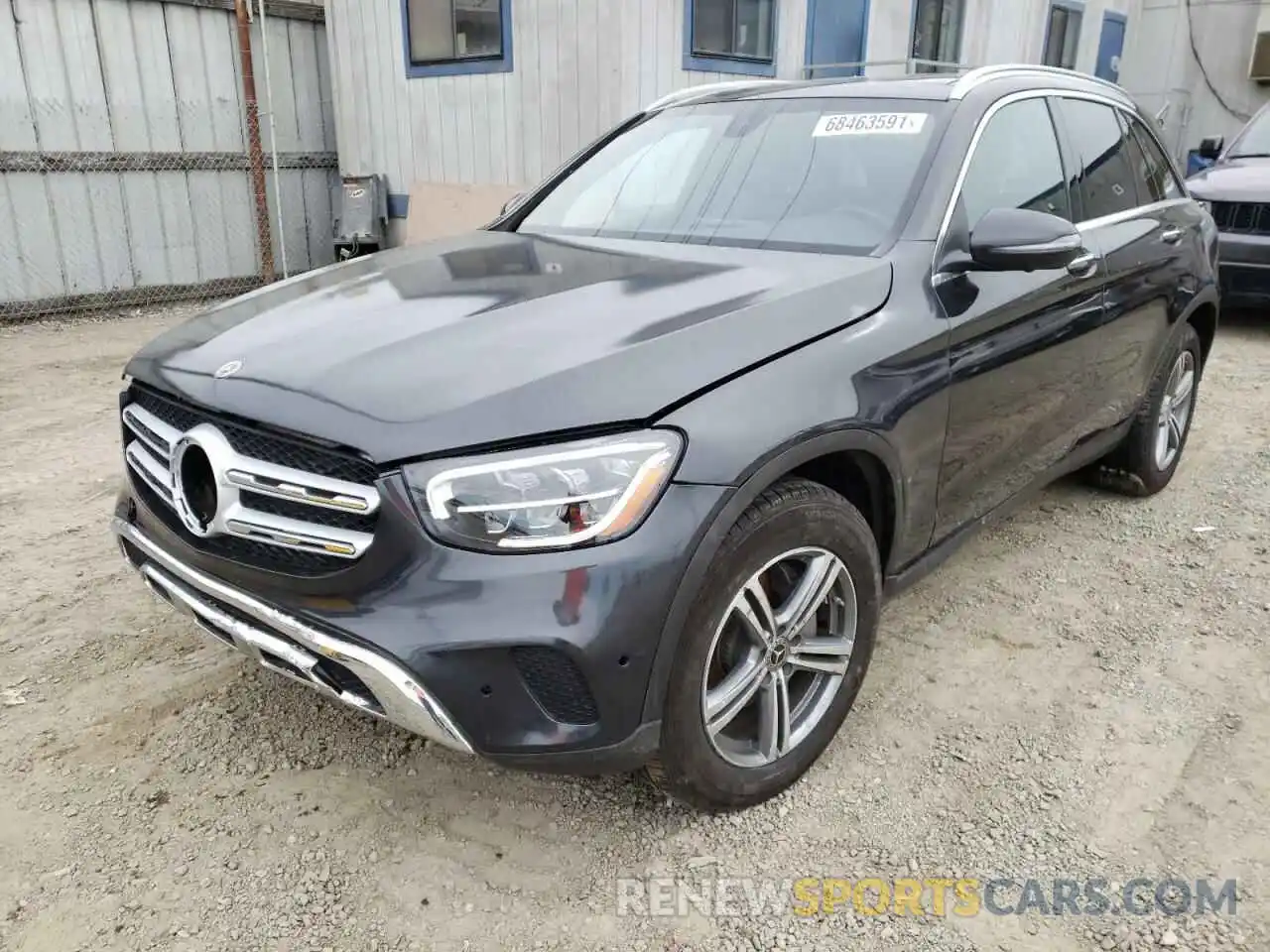 2 Photograph of a damaged car W1N0G8EBXMV270732 MERCEDES-BENZ GLC-CLASS 2021