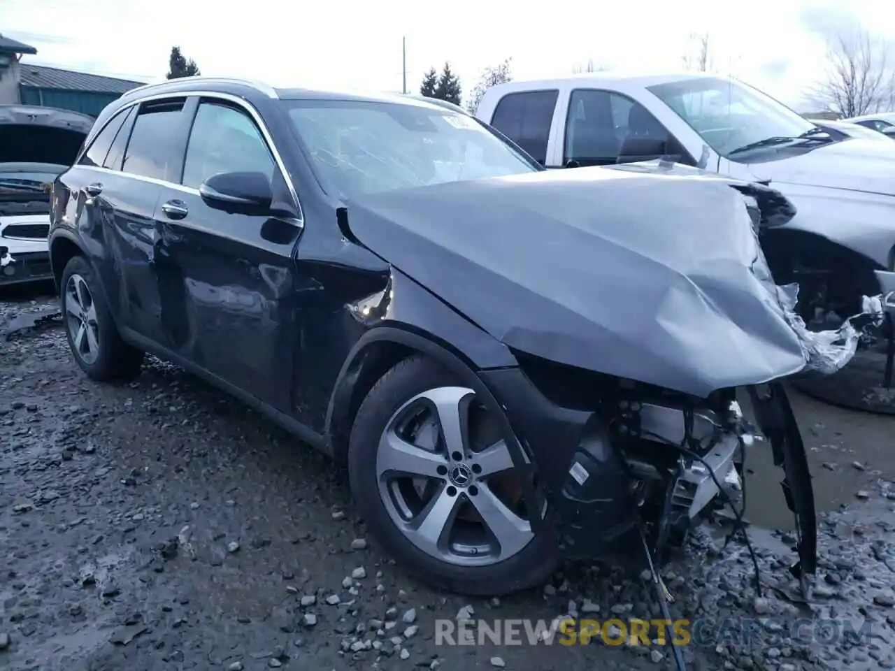 1 Photograph of a damaged car W1N0G8EBXMV286865 MERCEDES-BENZ GLC-CLASS 2021