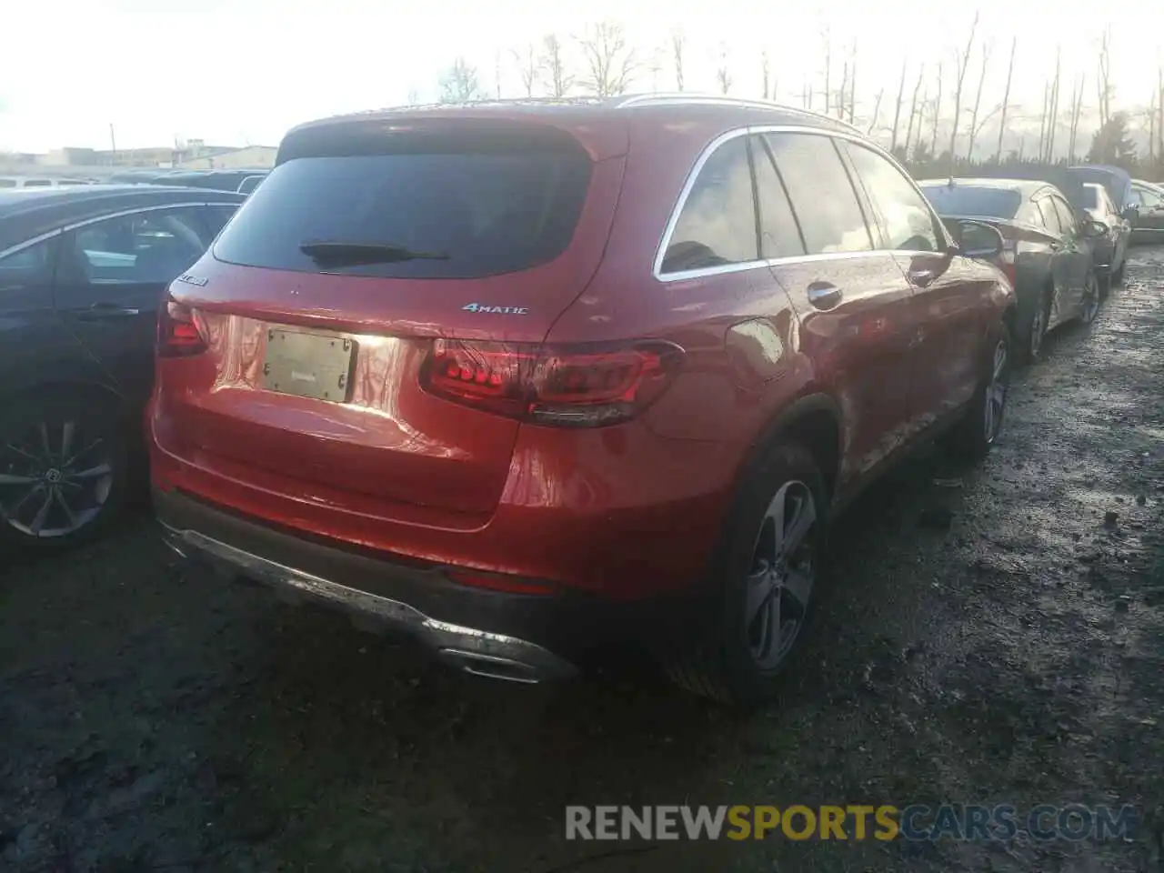 4 Photograph of a damaged car W1N0G8EBXMV287644 MERCEDES-BENZ GLC-CLASS 2021