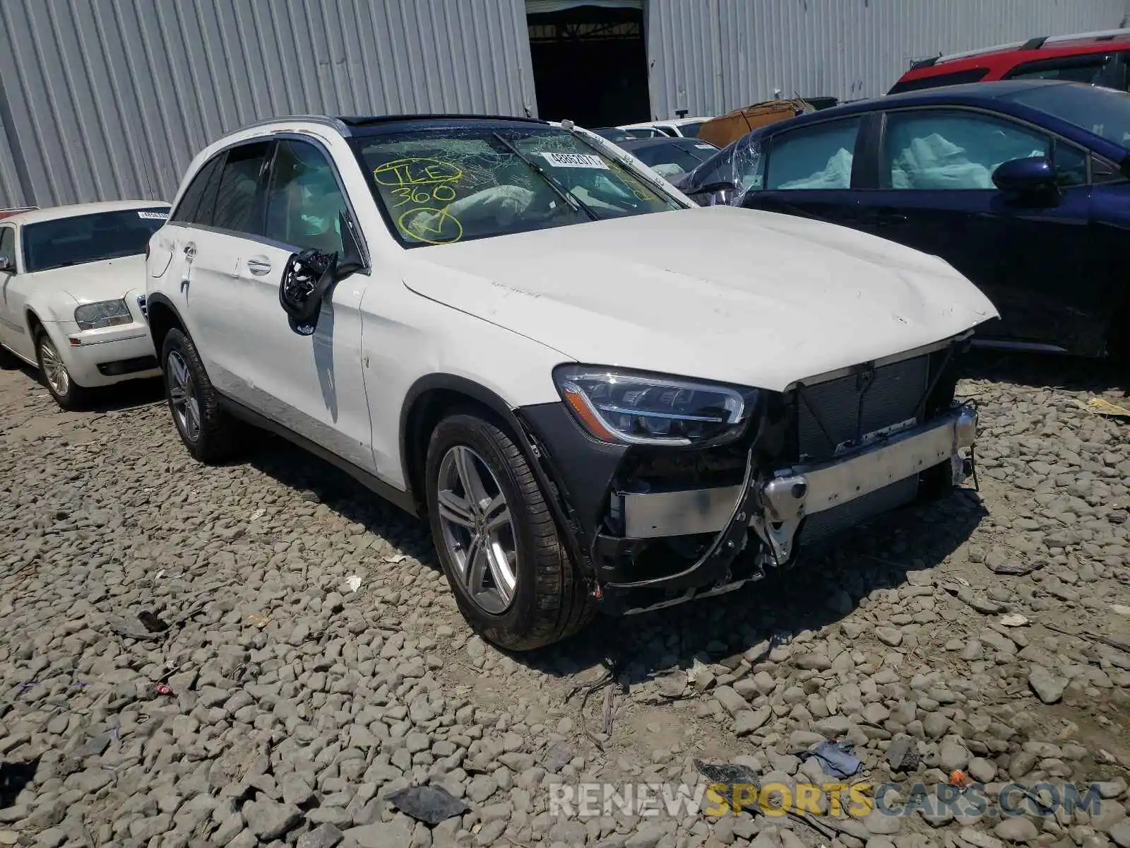 1 Photograph of a damaged car W1N0G8EBXMV300814 MERCEDES-BENZ GLC-CLASS 2021