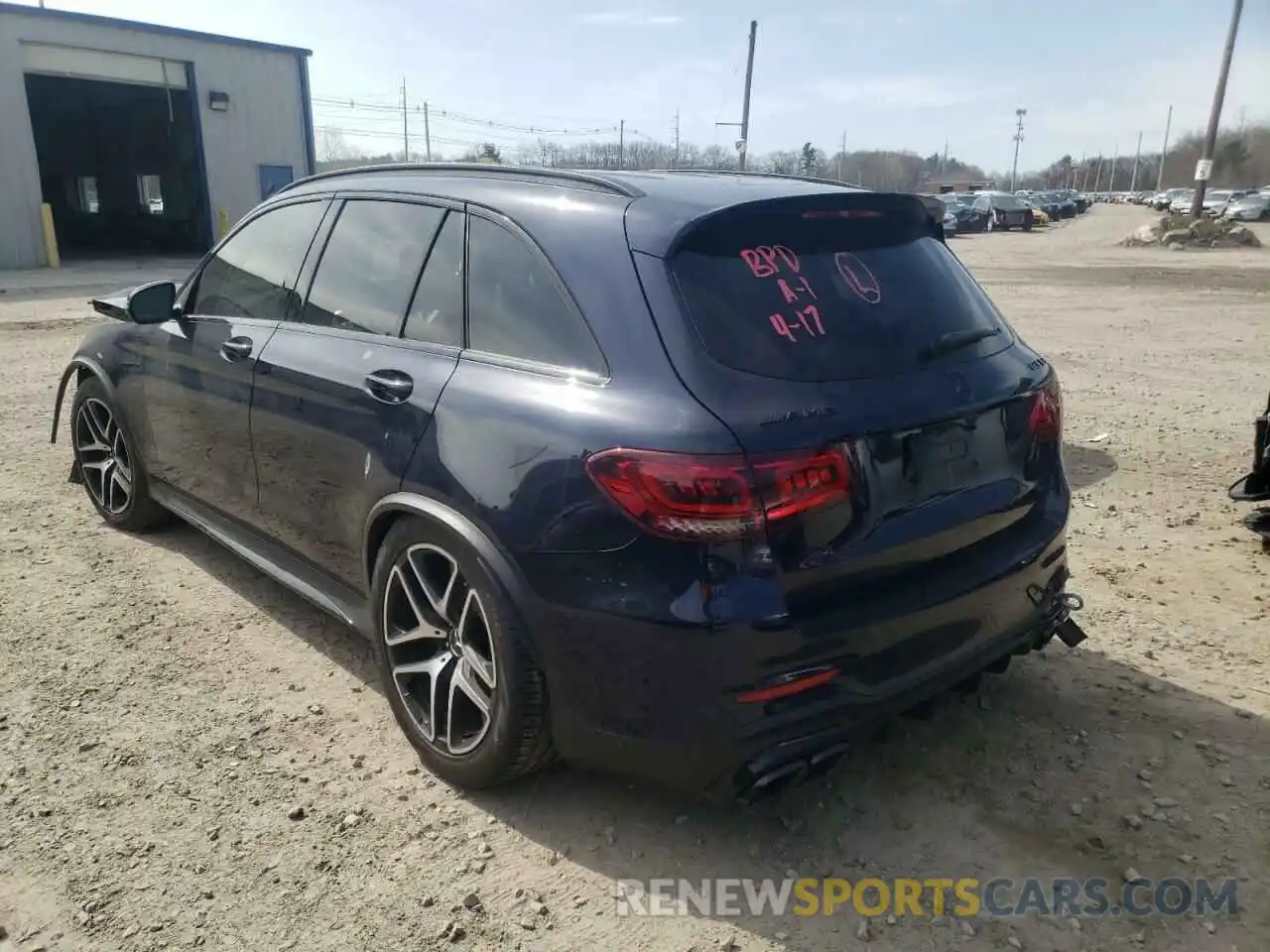 3 Photograph of a damaged car W1N0G8JB6MF878179 MERCEDES-BENZ GLC-CLASS 2021