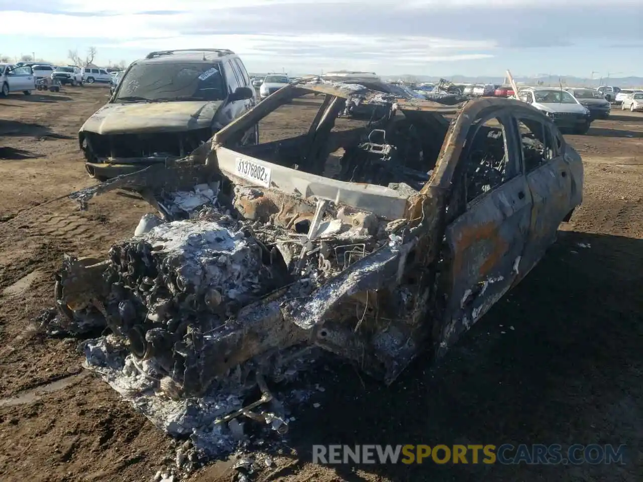 2 Photograph of a damaged car W1N0J6EB3MF938239 MERCEDES-BENZ GLC-CLASS 2021