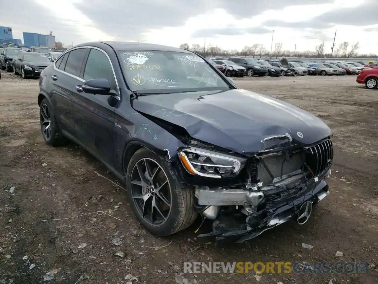 1 Photograph of a damaged car W1N0J6EB5MF930448 MERCEDES-BENZ GLC-CLASS 2021