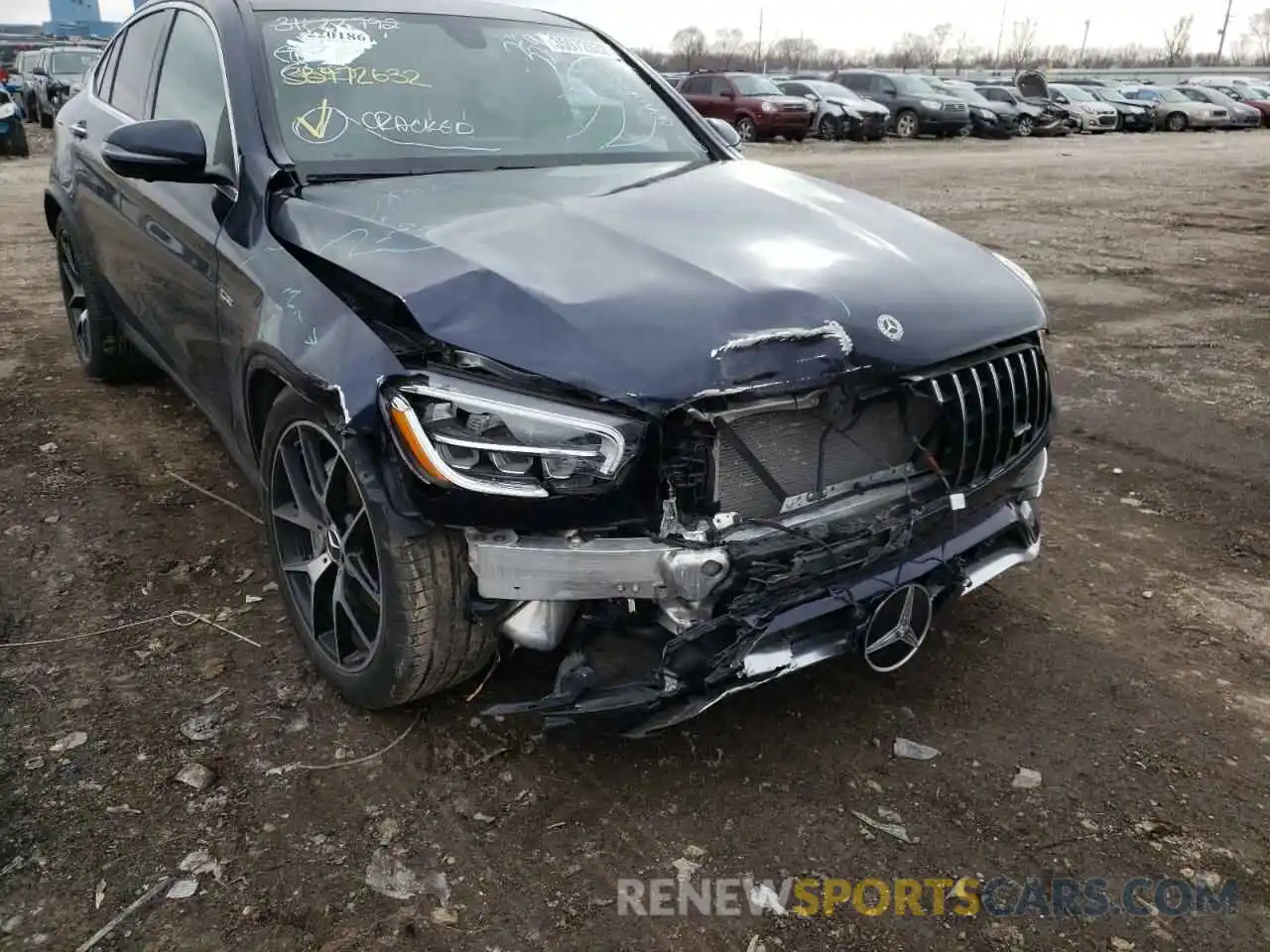 9 Photograph of a damaged car W1N0J6EB5MF930448 MERCEDES-BENZ GLC-CLASS 2021