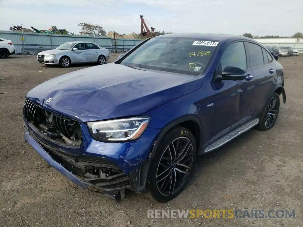 2 Photograph of a damaged car W1N0J6EB7MF947865 MERCEDES-BENZ GLC-CLASS 2021