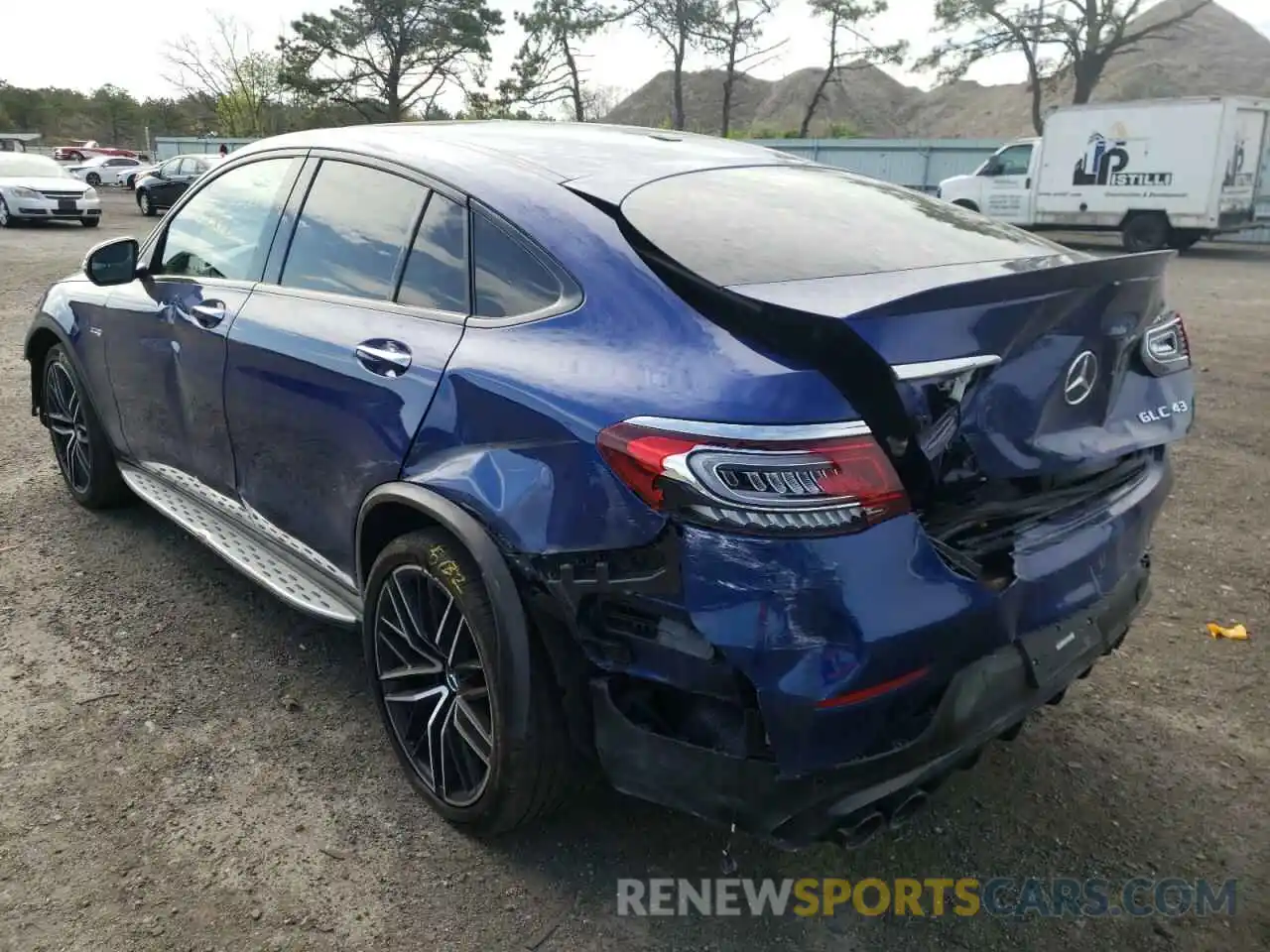 3 Photograph of a damaged car W1N0J6EB7MF947865 MERCEDES-BENZ GLC-CLASS 2021