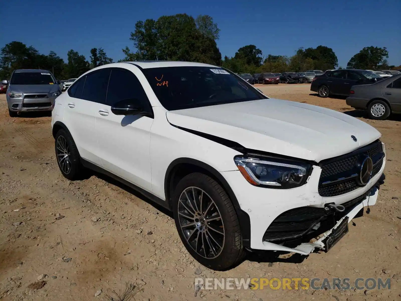 1 Photograph of a damaged car W1N0J8EB2MF898330 MERCEDES-BENZ GLC-CLASS 2021