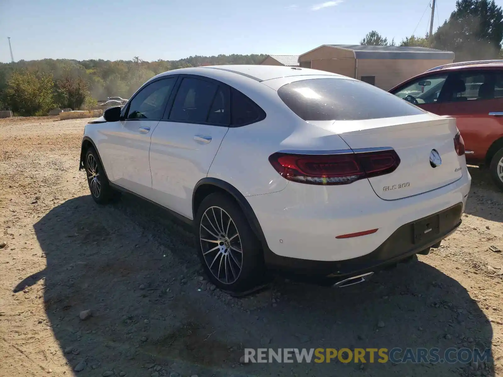 3 Photograph of a damaged car W1N0J8EB2MF898330 MERCEDES-BENZ GLC-CLASS 2021