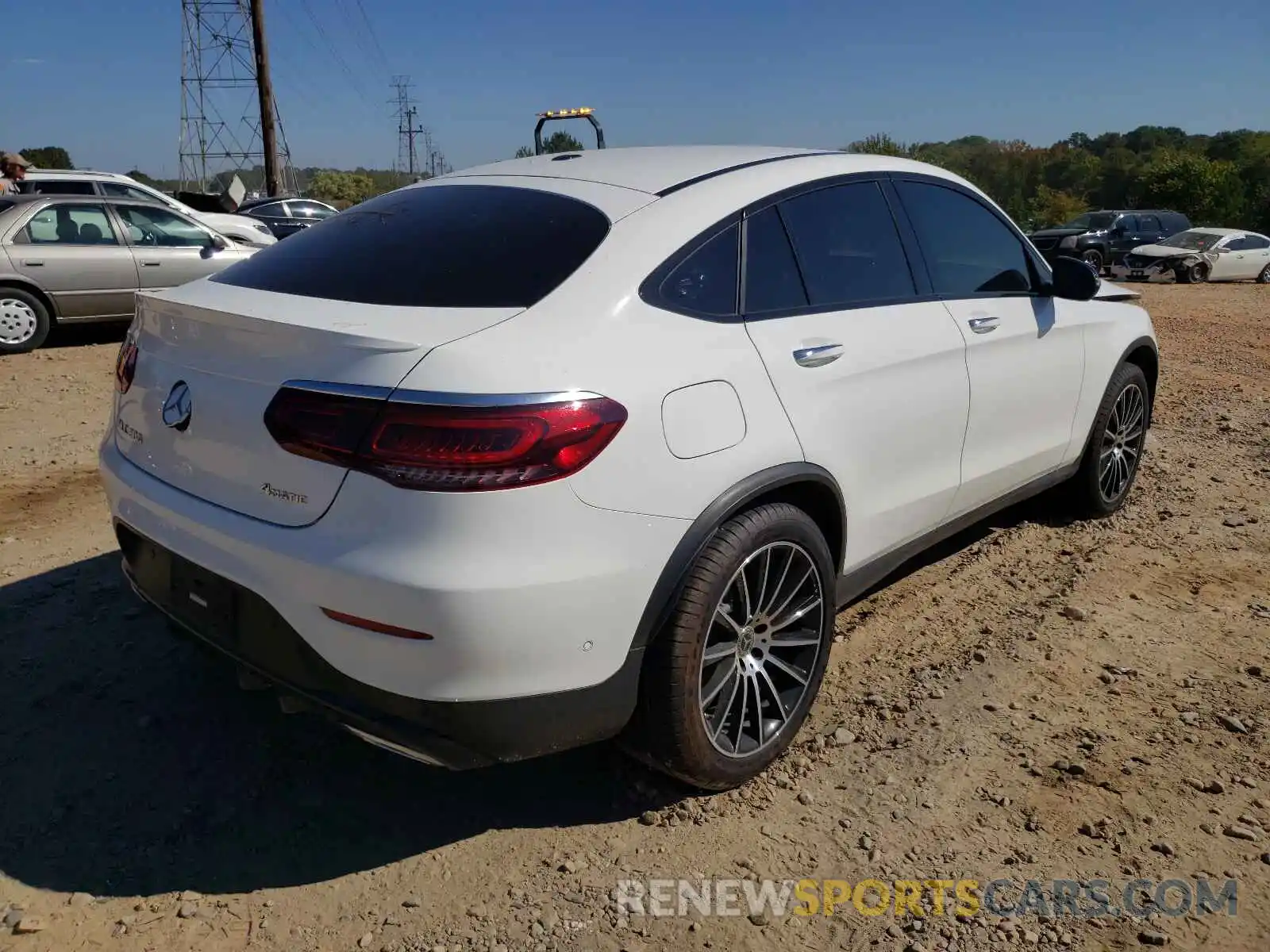 4 Photograph of a damaged car W1N0J8EB2MF898330 MERCEDES-BENZ GLC-CLASS 2021