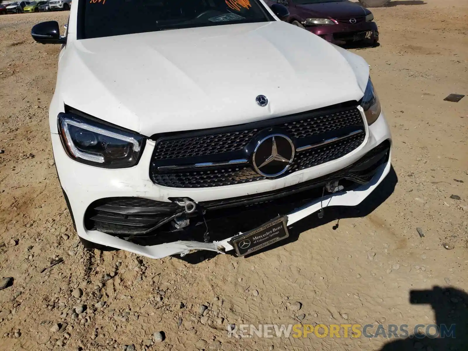 9 Photograph of a damaged car W1N0J8EB2MF898330 MERCEDES-BENZ GLC-CLASS 2021