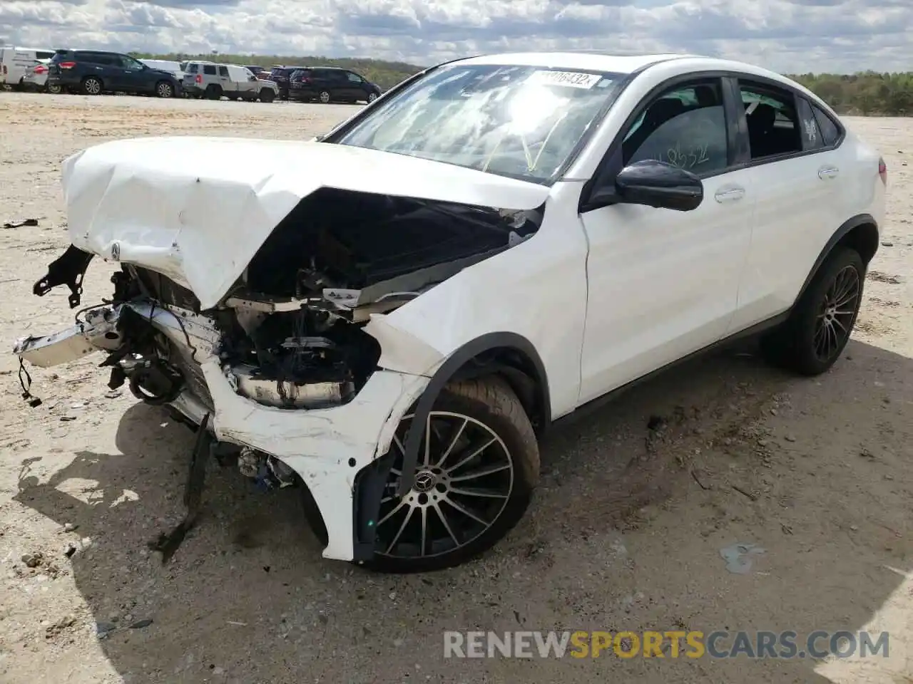 2 Photograph of a damaged car W1N0J8EB2MF909942 MERCEDES-BENZ GLC-CLASS 2021