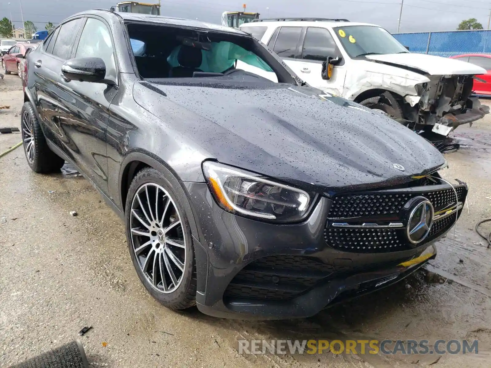 1 Photograph of a damaged car W1N0J8EB4MF924779 MERCEDES-BENZ GLC-CLASS 2021