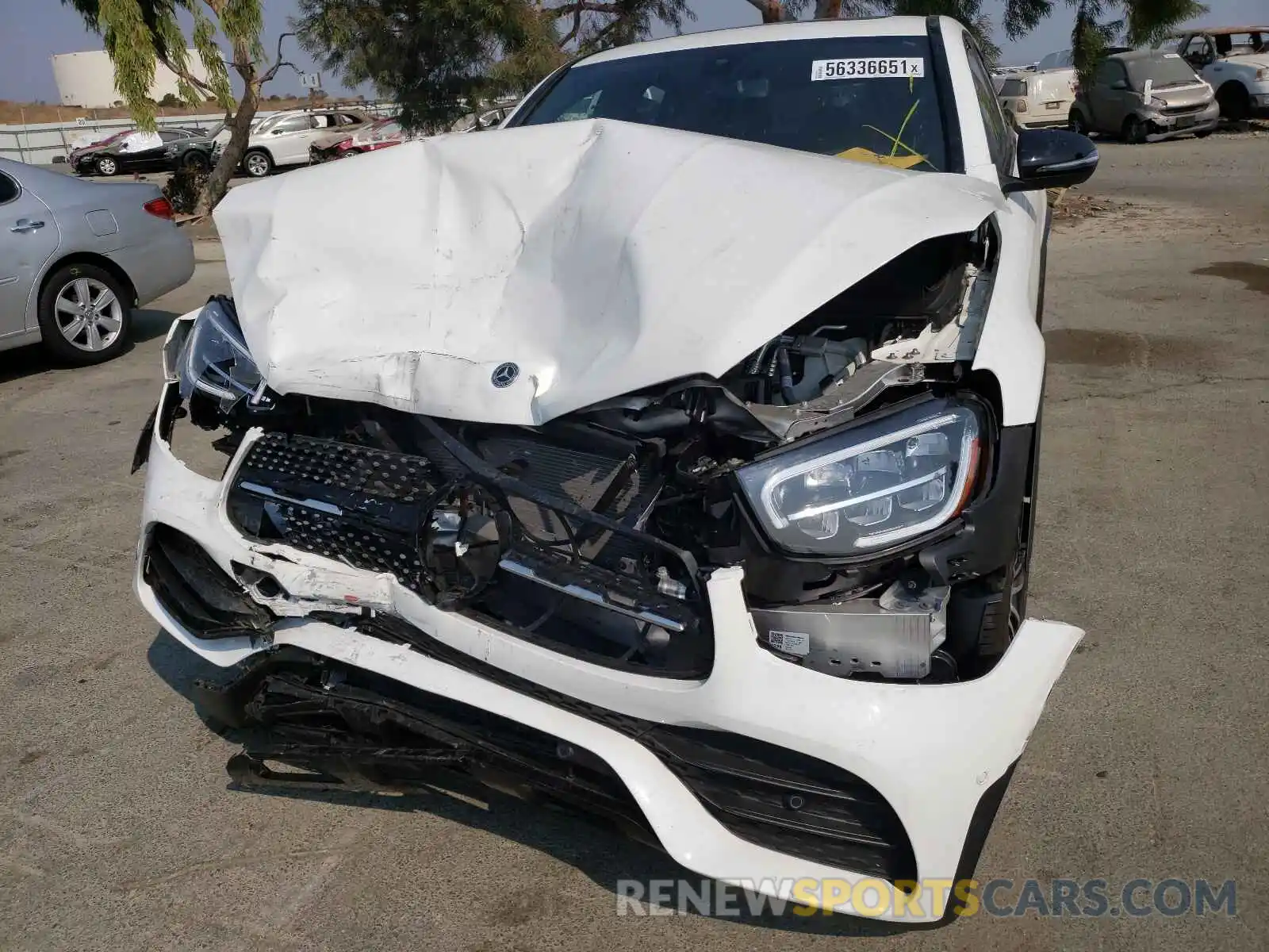 9 Photograph of a damaged car W1N0J8EB4MF928962 MERCEDES-BENZ GLC-CLASS 2021