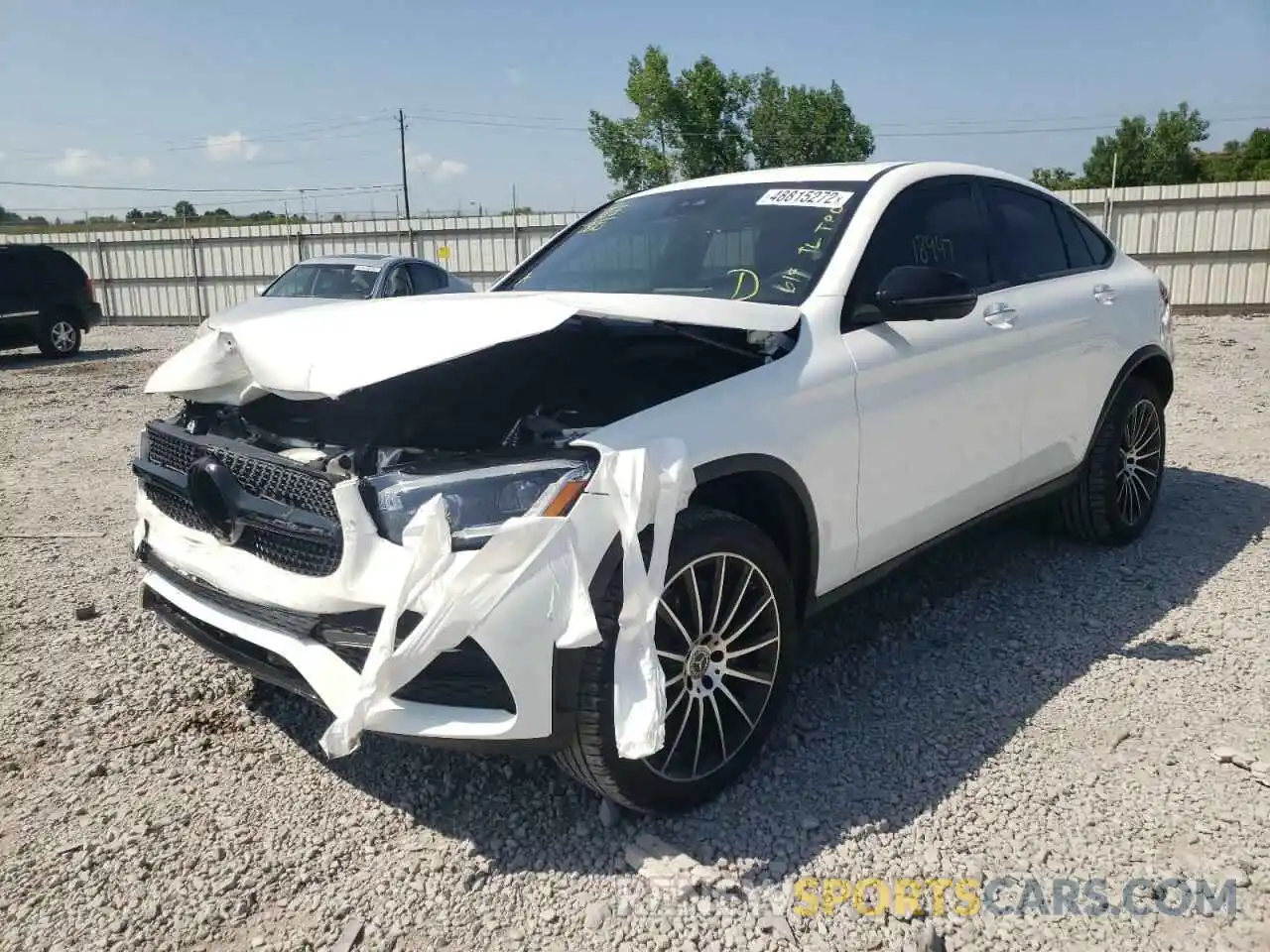 2 Photograph of a damaged car W1N0J8EB5MF970041 MERCEDES-BENZ GLC-CLASS 2021