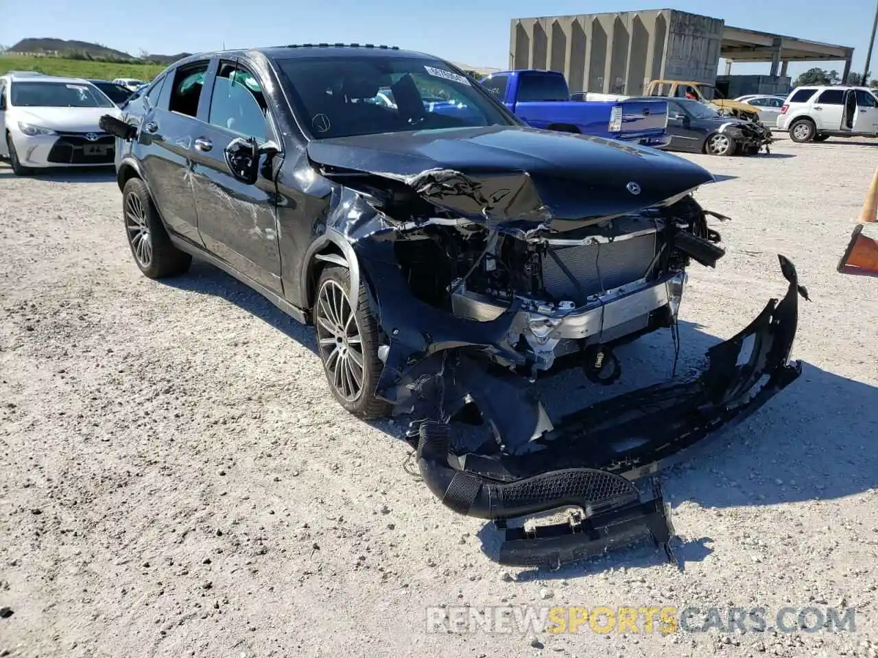 1 Photograph of a damaged car W1N0J8EB6MF929725 MERCEDES-BENZ GLC-CLASS 2021