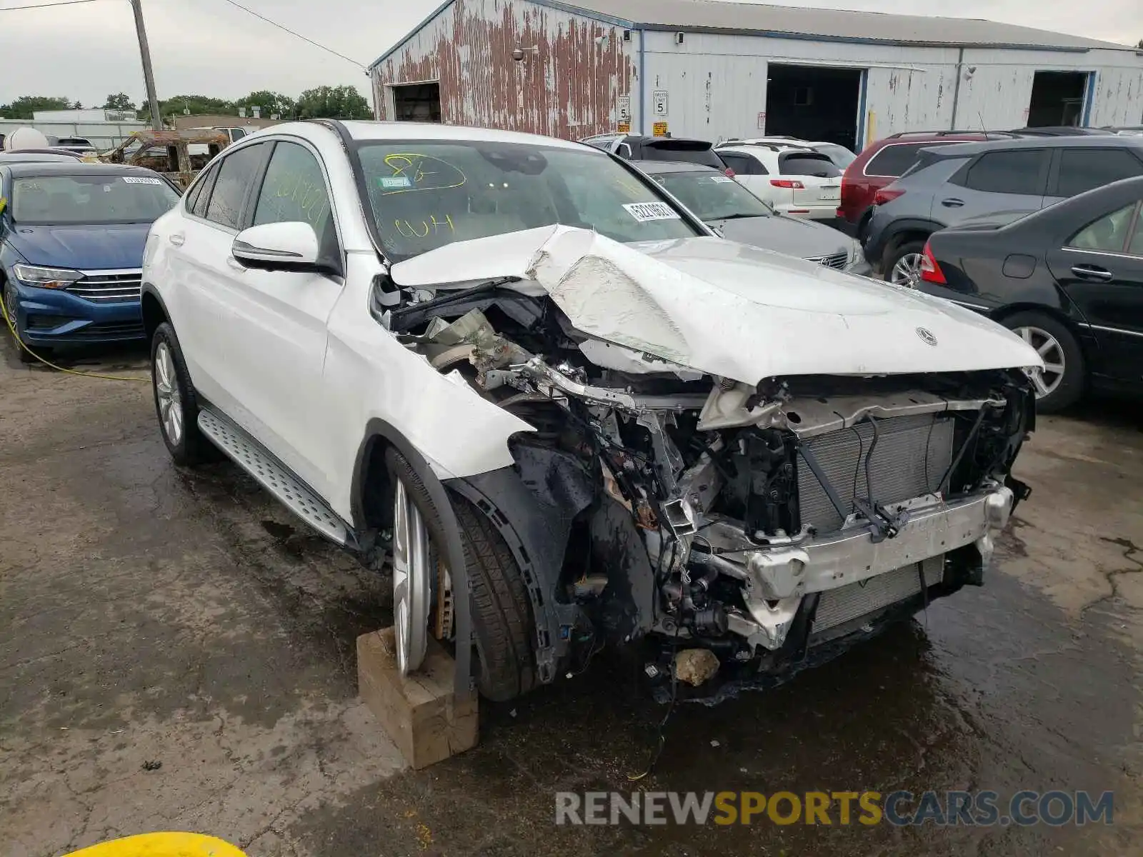 1 Photograph of a damaged car W1N0J8EB7MF902663 MERCEDES-BENZ GLC-CLASS 2021