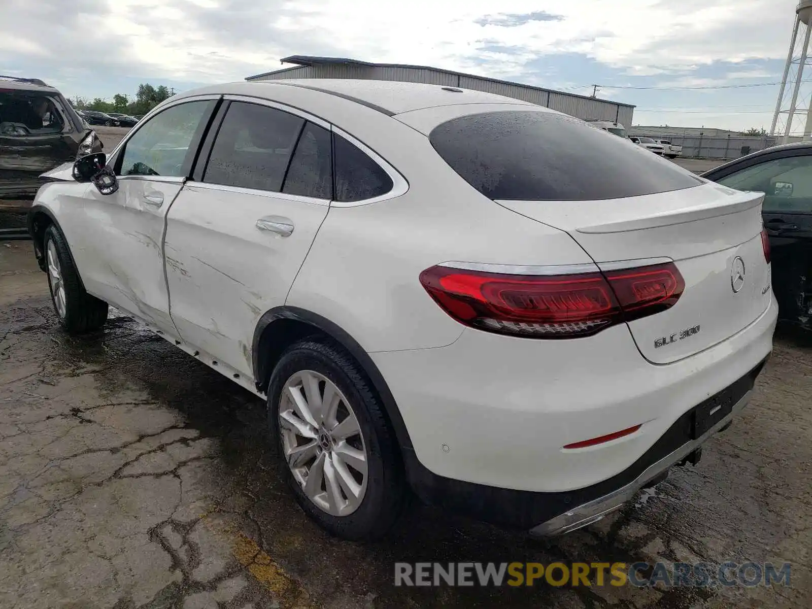 3 Photograph of a damaged car W1N0J8EB7MF902663 MERCEDES-BENZ GLC-CLASS 2021