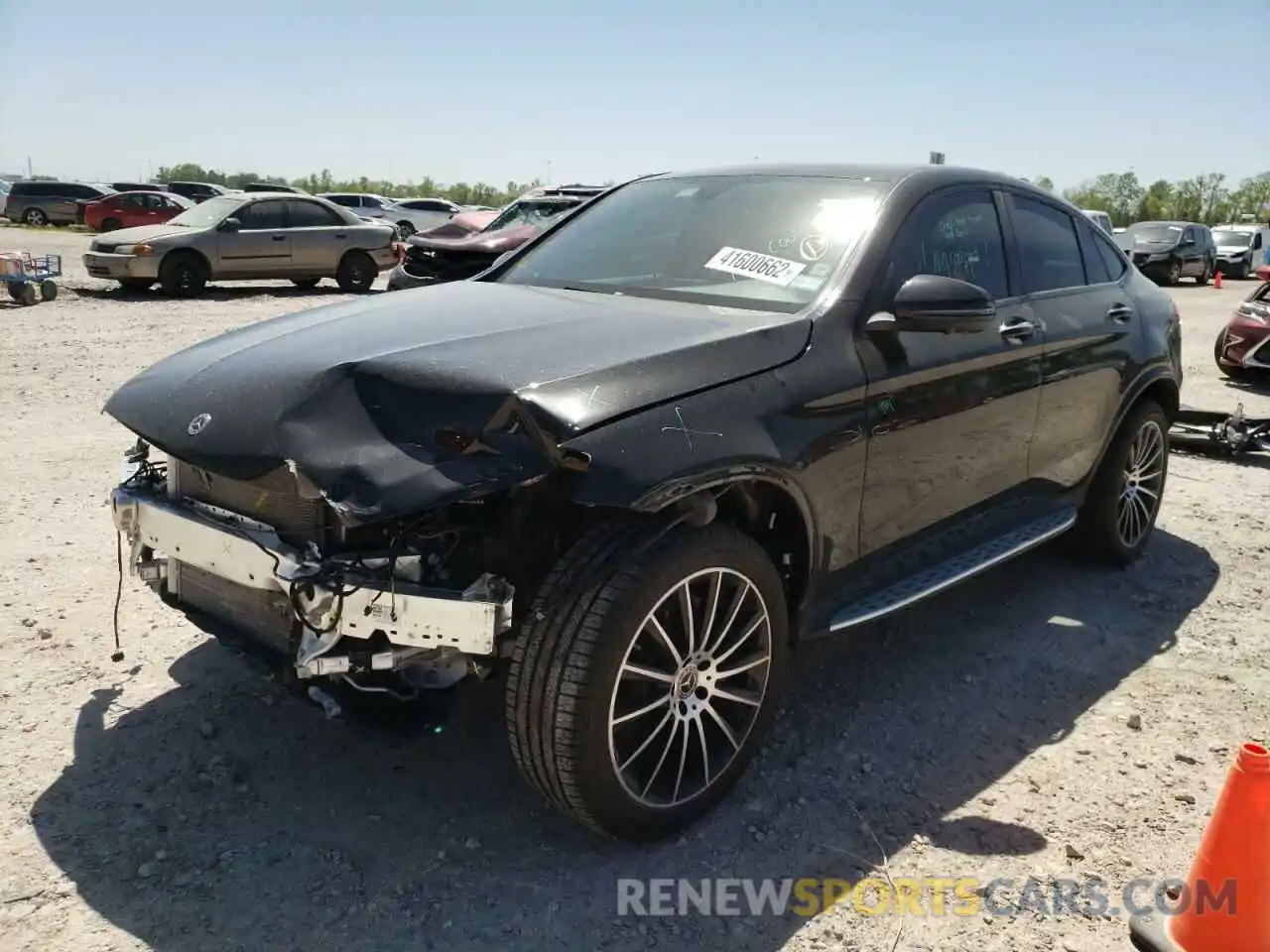 2 Photograph of a damaged car W1N0J8EB7MF967500 MERCEDES-BENZ GLC-CLASS 2021