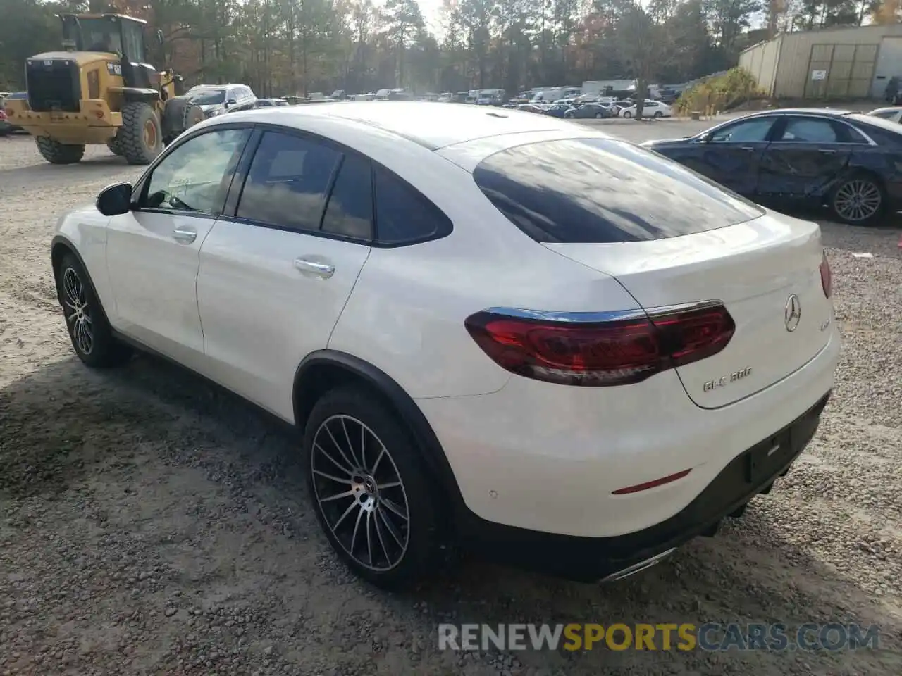 3 Photograph of a damaged car W1N0J8EB8MF885470 MERCEDES-BENZ GLC-CLASS 2021