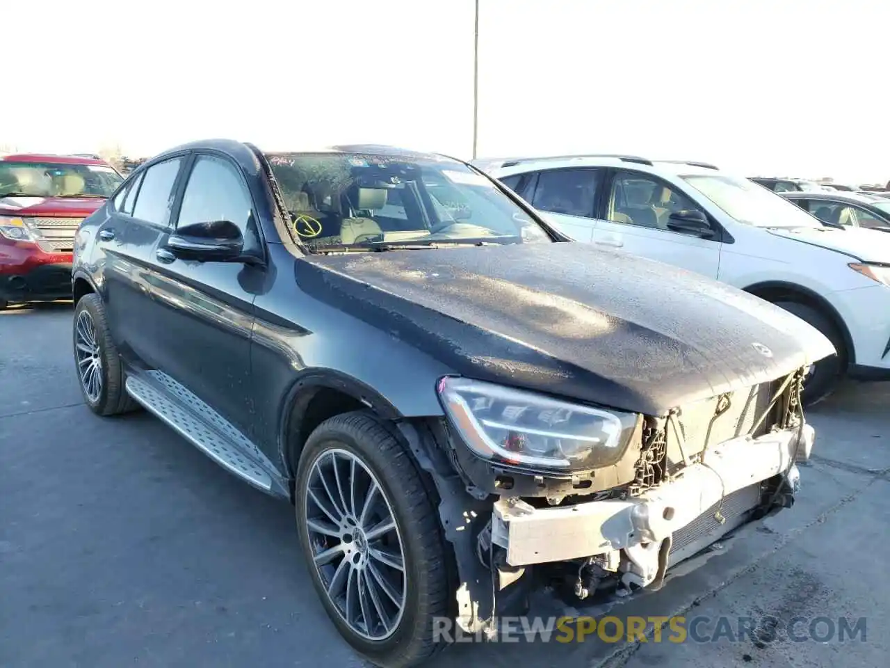 1 Photograph of a damaged car W1N0J8EB8MF949975 MERCEDES-BENZ GLC-CLASS 2021