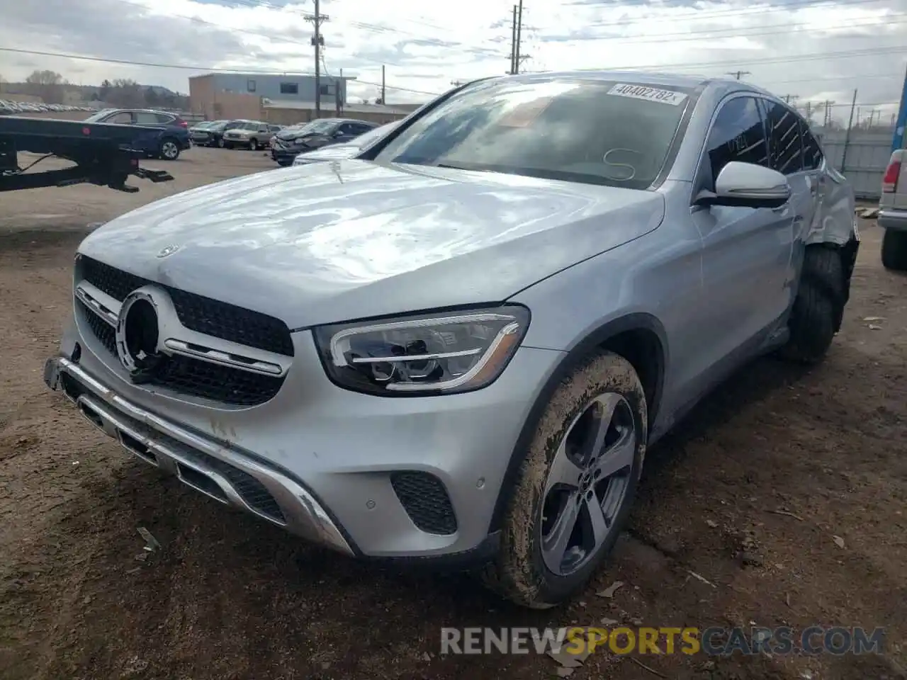 2 Photograph of a damaged car W1N0J8EB9MF886286 MERCEDES-BENZ GLC-CLASS 2021