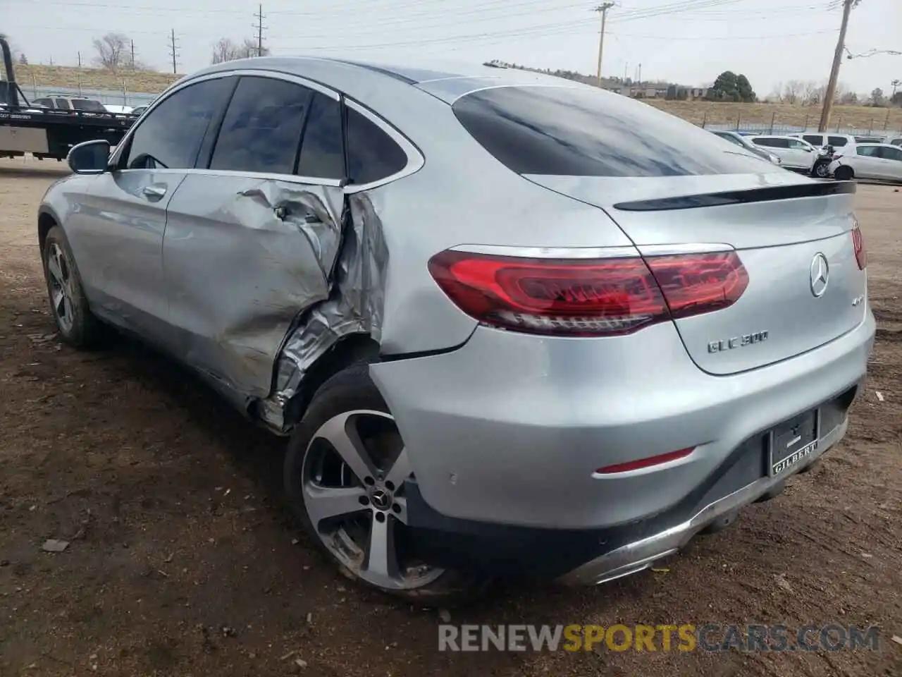 3 Photograph of a damaged car W1N0J8EB9MF886286 MERCEDES-BENZ GLC-CLASS 2021