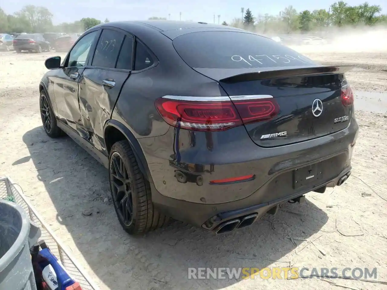 3 Photograph of a damaged car W1N0J8KB5MF947590 MERCEDES-BENZ GLC-CLASS 2021