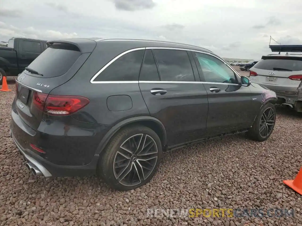 3 Фотография поврежденного автомобиля W1N0G6EB5NG104239 MERCEDES-BENZ GLC-CLASS 2022