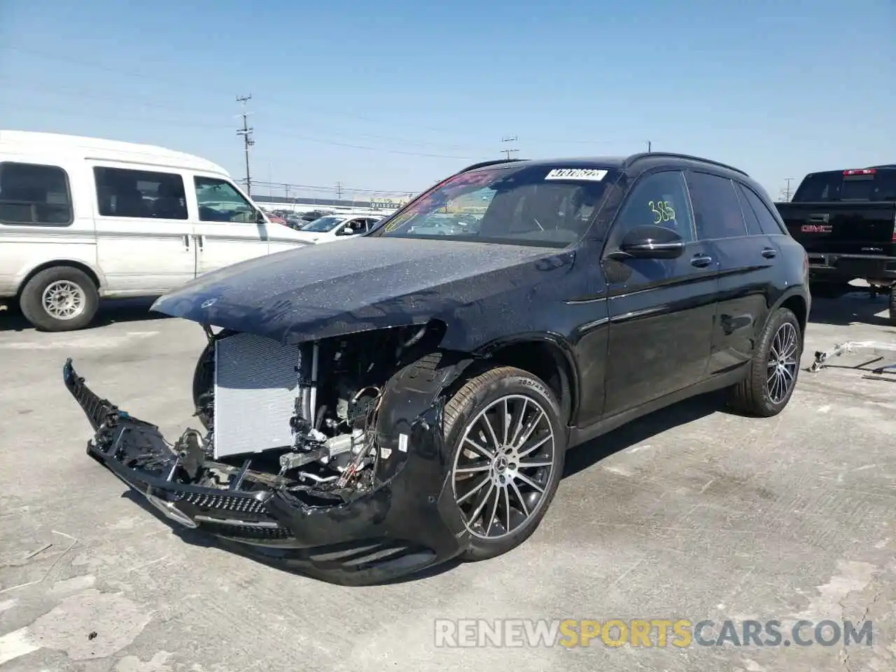 2 Photograph of a damaged car W1N0G8DB0NG049373 MERCEDES-BENZ GLC-CLASS 2022