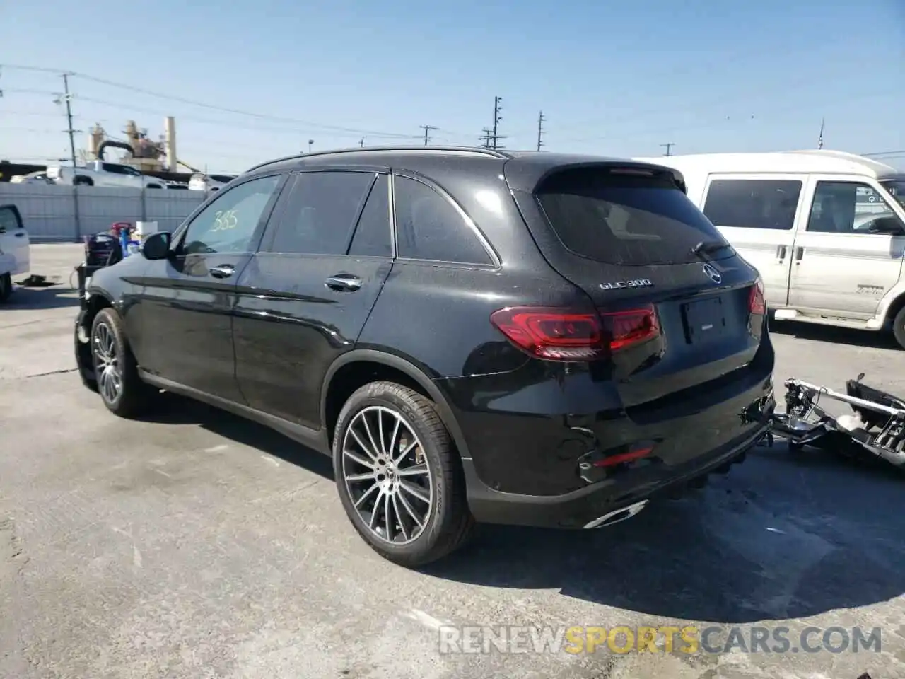 3 Фотография поврежденного автомобиля W1N0G8DB0NG049373 MERCEDES-BENZ GLC-CLASS 2022