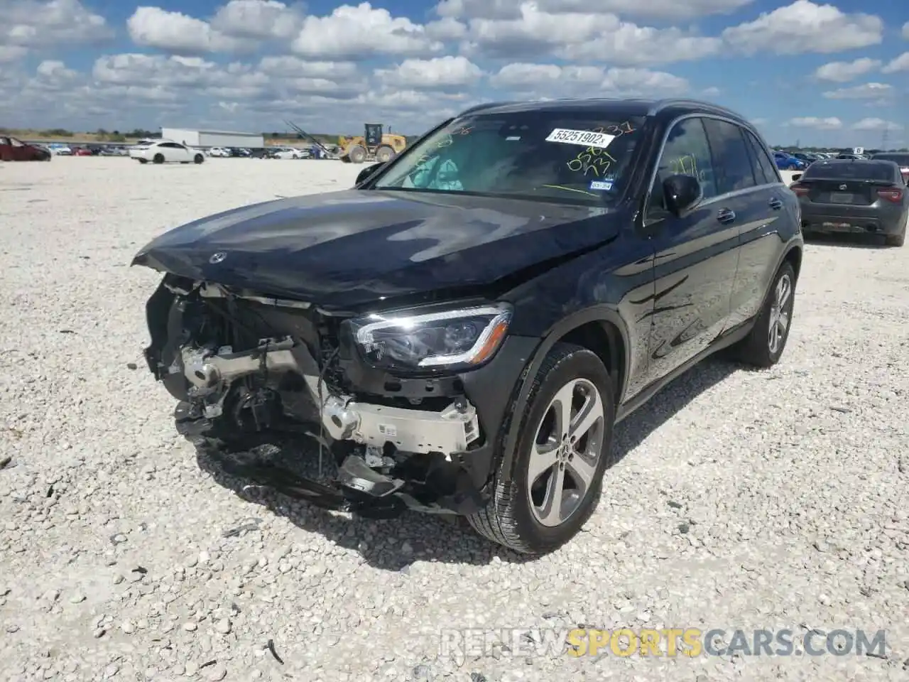 2 Photograph of a damaged car W1N0G8DB1NG058731 MERCEDES-BENZ GLC-CLASS 2022