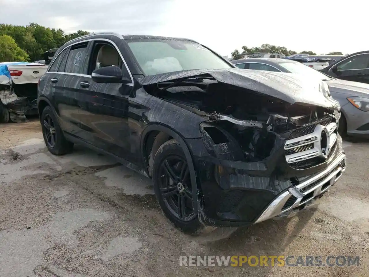 1 Photograph of a damaged car W1N0G8DB1NV329086 MERCEDES-BENZ GLC-CLASS 2022