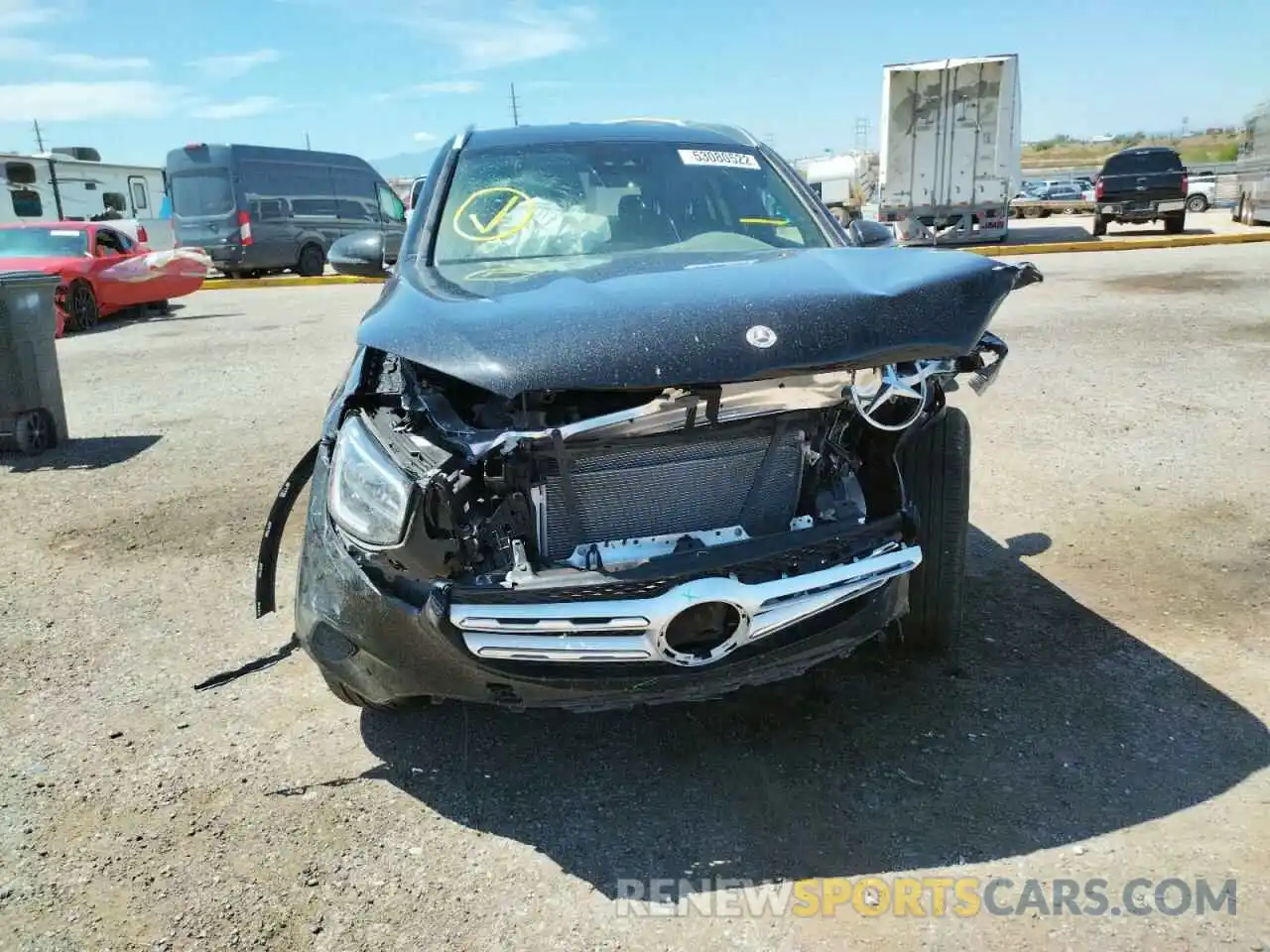 9 Photograph of a damaged car W1N0G8DB1NV351394 MERCEDES-BENZ GLC-CLASS 2022