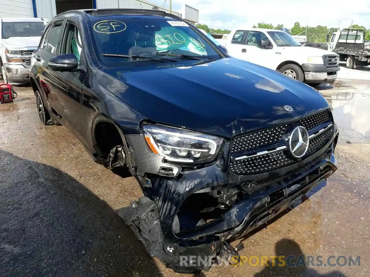 1 Photograph of a damaged car W1N0G8DB2NV327458 MERCEDES-BENZ GLC-CLASS 2022